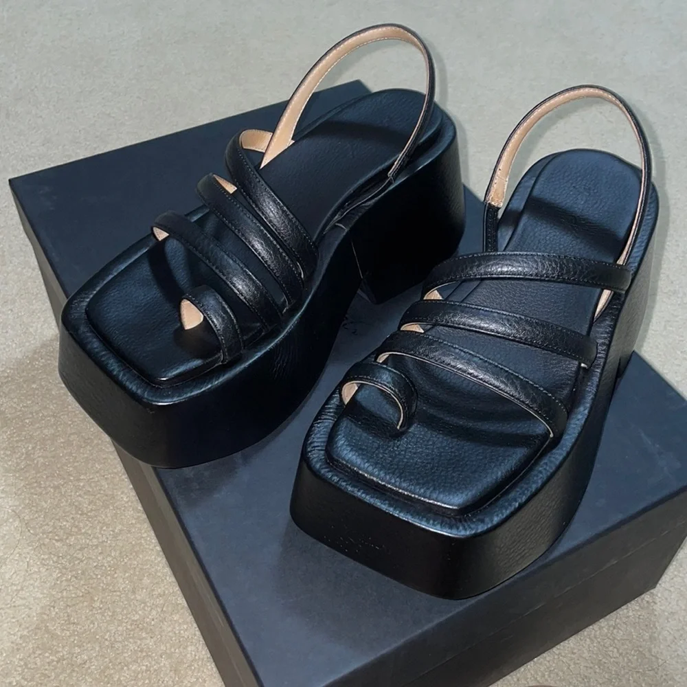 Marséll Platform Zeppo Sandals - Picture 2 of 4